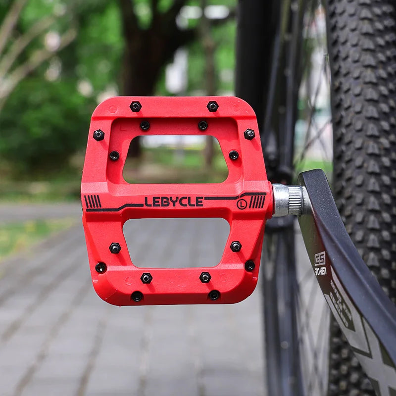 Lebycle MTB Bike Nylon Pedal: High-Strength Non-Slip Mountain Bike Pedals - Essential Cycling Accessories