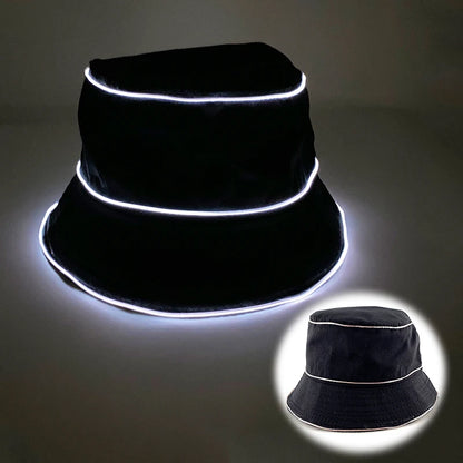 New Pearlescent Cowboy Hat - Glowing Cowgirl Cap for Dance Costumes, Neon Nightclub Decor