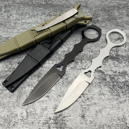 2024 New Outdoor Small Straight Knife – Portable EDC, Fruit Knife with Anti-Corrosion and High Hardness