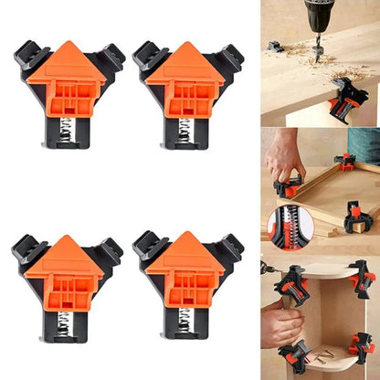 Versatile Woodworking Angle Clamp Tool Set - 60/90/120 Degrees Fixer for Photo & Picture Frames - Essential Home Hand Tool Kit