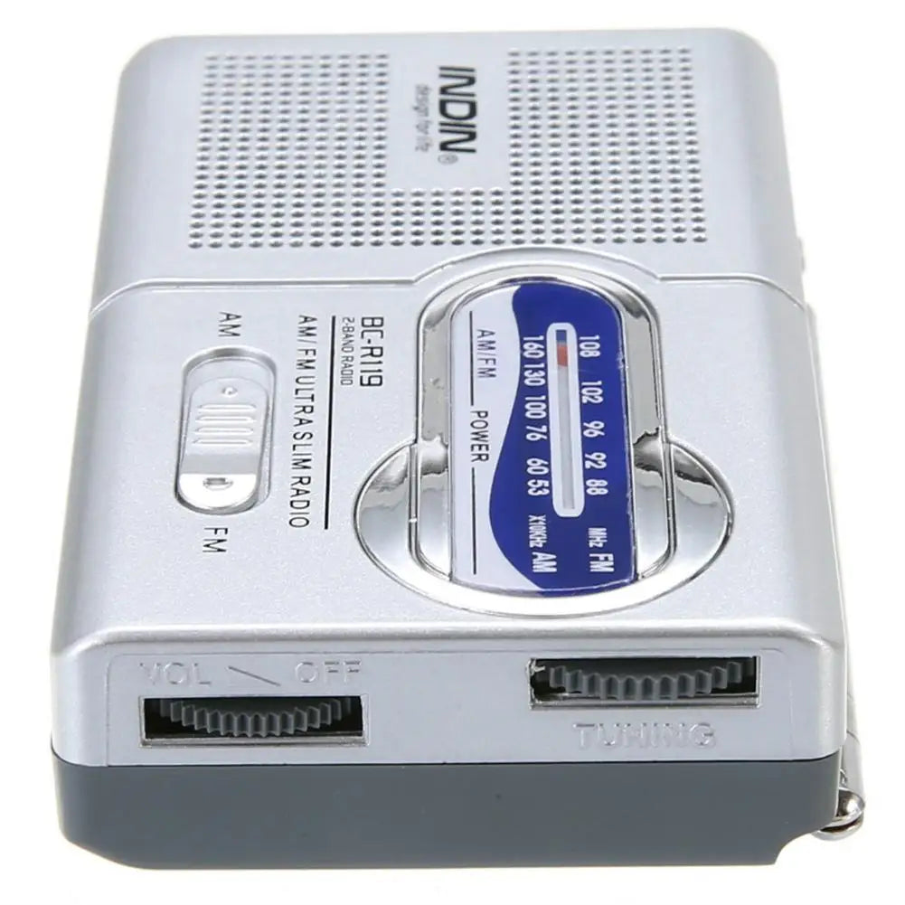 BC-R119 Battery Operated Portable Radio: Best Reception for Emergency, Hurricane, Running, Walking & Home Use - AM/FM Radio