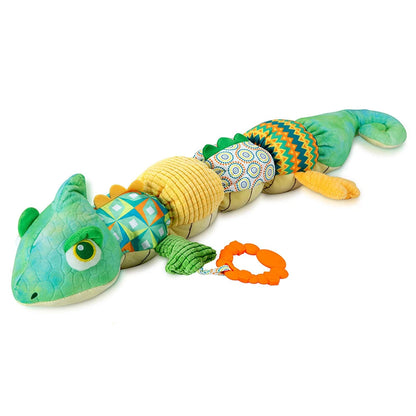 Musical Caterpillar Worm Baby Rattle – Soft Plush Educational Interactive Sensory Toy for Newborns and Toddlers | Perfect Infant Gift