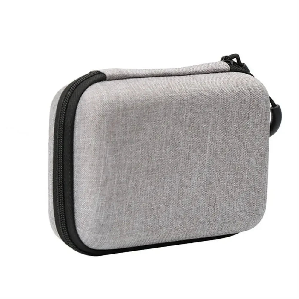 Small Earphone Storage Bag: Hard Shell Data Cable Organizer for Mini Tech Gadgets - Portable Case with Charger, U Disk Zipper Pouch