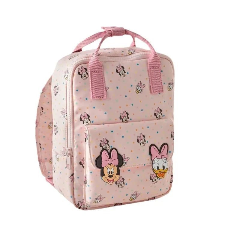 Disney 2024 New Minnie Cartoon Children's Backpack - Mini School Bag, Cute Shoulder Bag for Boys and Girls