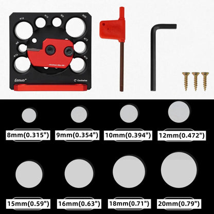 Adjustable Dowel Maker Jig 8mm-20mm | Woodworking Electric Drill Milling Dowel Round Rod Tool with Carbide Blades | Auxiliary Tool