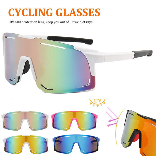 UV Protection Polarized Cycling Sunglasses: Windproof Glasses for Men & Women - Road Riding Bike Sport Eyewear