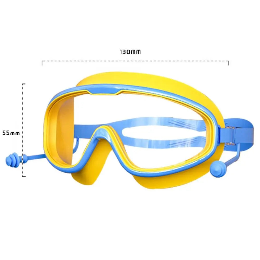 Kids Anti-Fog Swim Goggles - Clear Vision, Leak-Free Design for Boys & Girls (Ages 3-15) | Perfect for Pool, Beach, & Swimming Fun