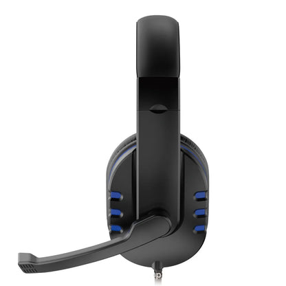 3.5mm Wired Gaming Headset with Microphone, Earphones for PS4, PlayStation 4, PC, and Computer Chat