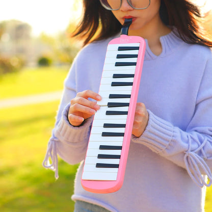 IRIN 32 Keys Melodica: Piano Keyboard Style Musical Instrument Harmonica - Complete with Carrying Bag, Mouthpiece - Educational Gift