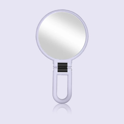 Double-Sided Magnifying Makeup Mirror - 2X/5X/10X/15X Handheld Compact Vanity Mirror, Cosmetic Tool