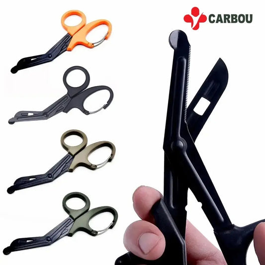 Carbou 18.5cm EMT Trauma Bandage Shears - Medical Scissors for Emergency, EDC, Tactical Rescue, and First Aid Gear