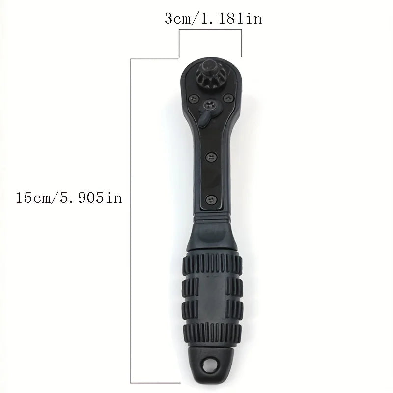 Electric Drill 2 in 1 Special Chuck Key Wrench - Labor-Saving Ratchet Quick Disassembly Three-Jaw Accessory for Handgun Drills