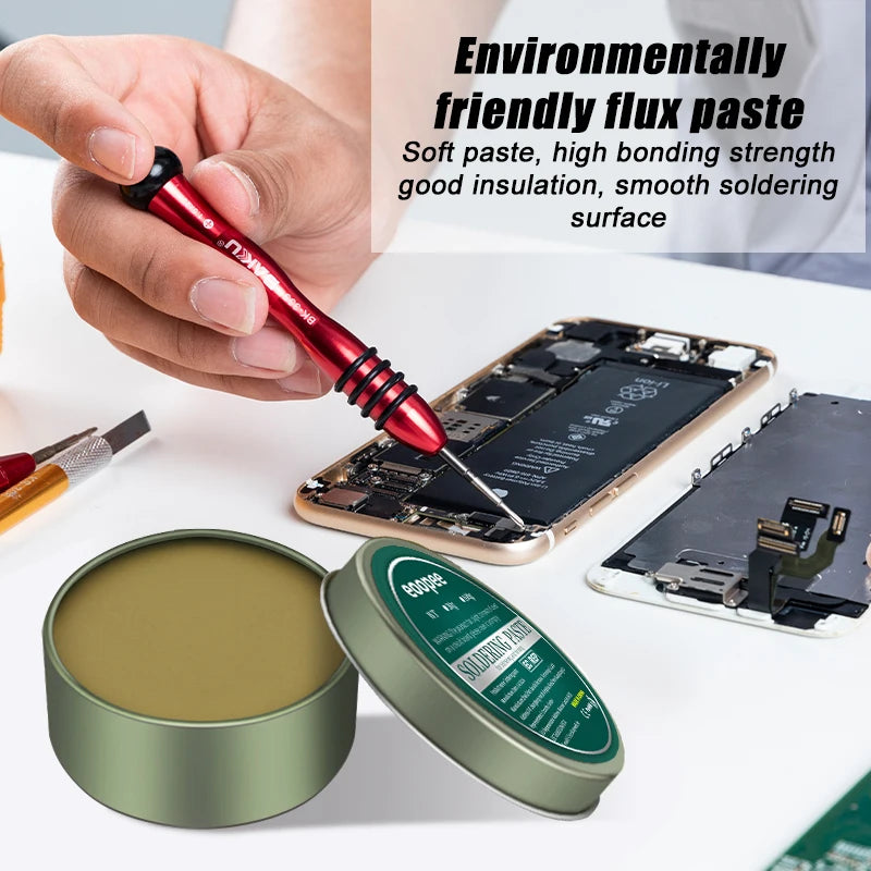 1/2/3pcs Lead-Free Soldering Flux Paste - Tin Solder Paste for Electronics, SMD, PCB, LED Soldering & Repair