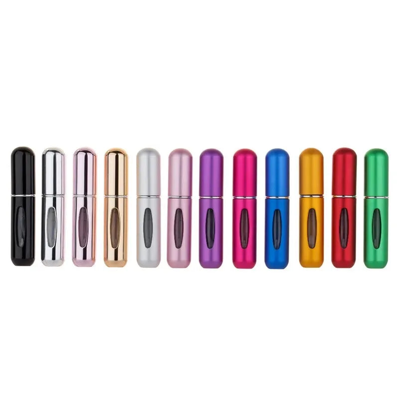 Portable 5ml Mini Refillable Spray Atomizer Bottle - Travel-Friendly Perfume Jar and Cosmetic Container