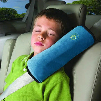 Baby Safety Car Seat Belt Pillow: Plush Shoulder Pad and Adjuster for Enhanced Comfort and Protection