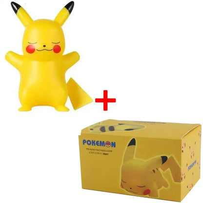 10 Piece Pokemon Night Light Set: Pikachu, Gengar, Charizard, Psyduck, Squirtle - Soft Glowing Bedside Lamps for Kids