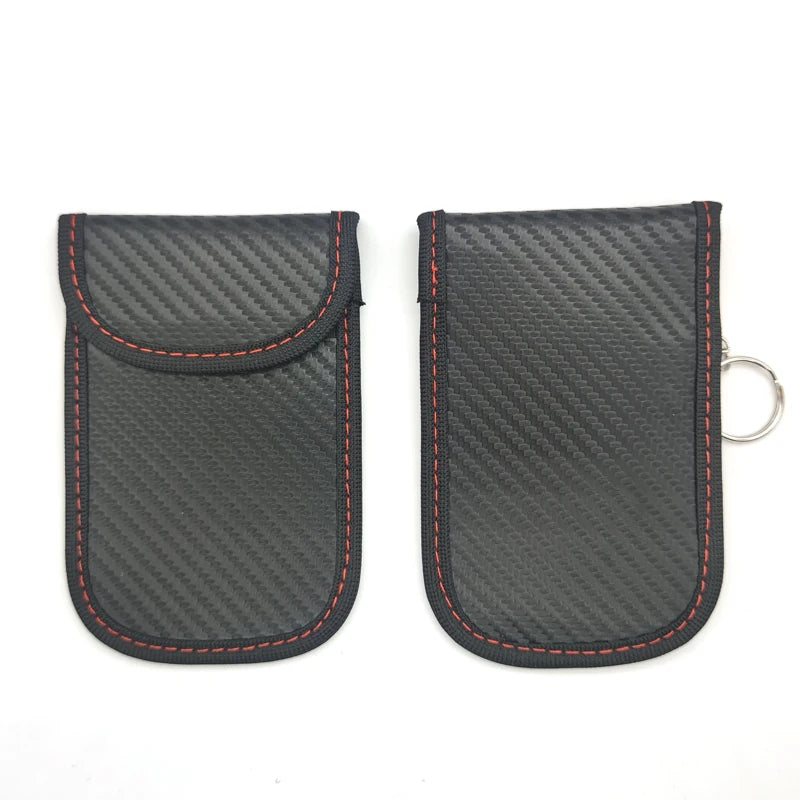 Car Key Signal Blocker Faraday Cage - RFID Blocking Bag Pouch for Keyless Fob