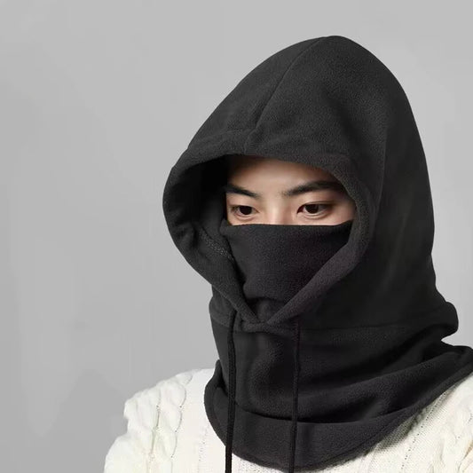 Warm Fleece Balaclava - Winter Face Mask and Neck Warmer for Men and Women, Windproof Thermal Hooded Cap