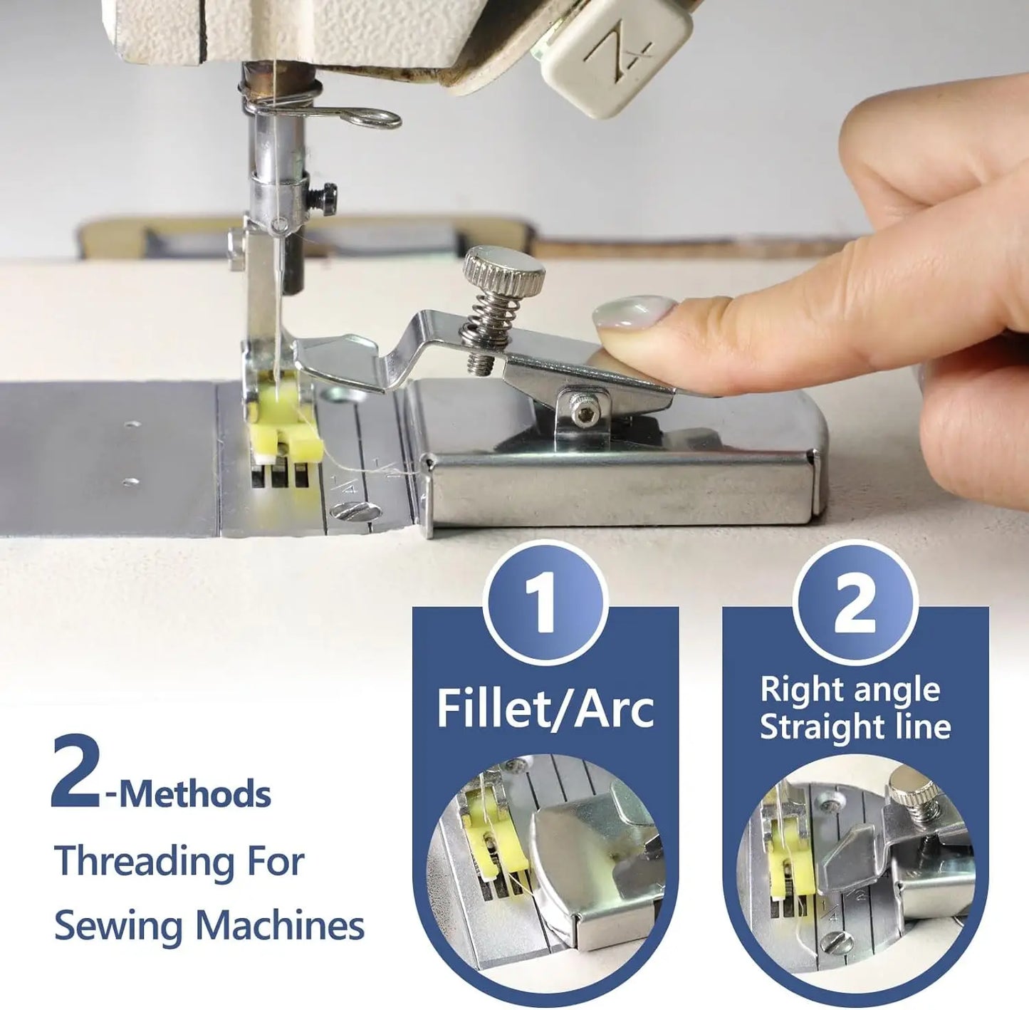 Magnetic Seam Guide: Multifunctional Sewing Ruler for Straight Line Hems - Universal Sewing Machine Attachment