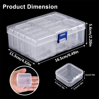 Diamond Painting Embroidery Storage Box: Multifunctional Container for Nail Art, Jewelry, and Rhinestone Mosaic - DIY Craft Organizer