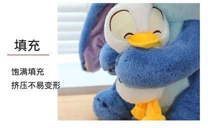 Disney Stitch Lilo Doll - Cute Duck Stitch Plush Toy, Kawaii Decoration for Christmas and Children's Birthday Gifts