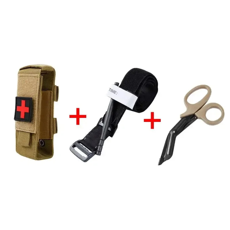 Emergency Tourniquet – Tactical Single-Handed Medical Strap for First Aid – Ideal for Hiking, Camping, Travel, and Outdoor Sports