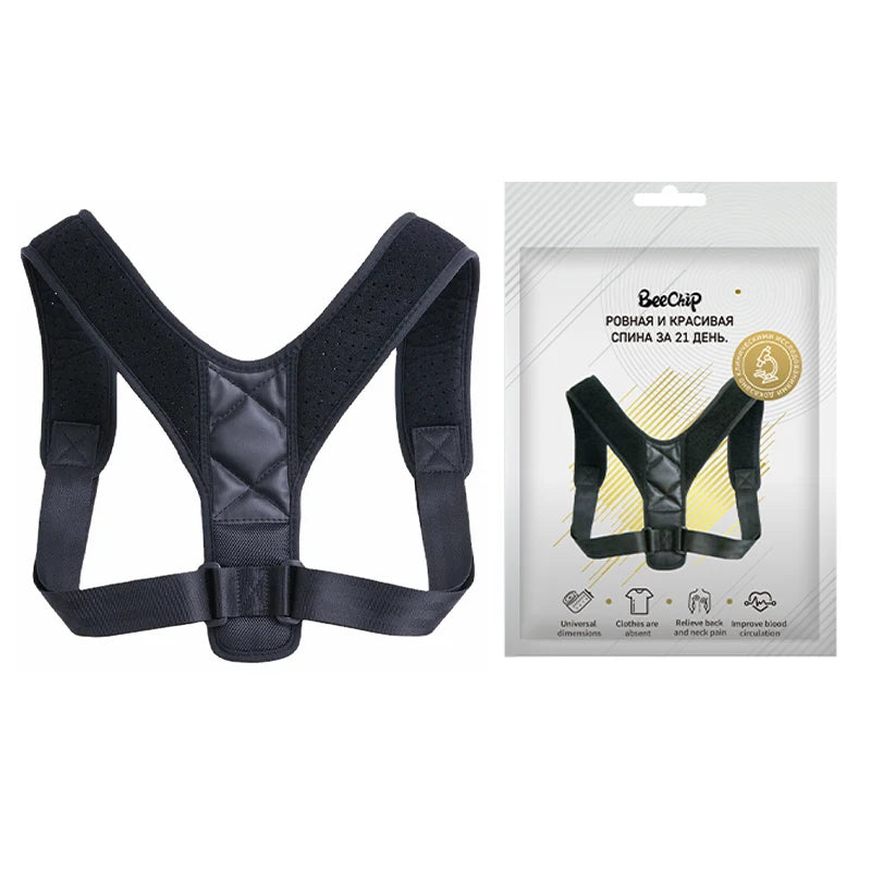 Back Posture Correction Belt – Unisex Hunchback Prevention and Sitting Posture Support – Breathable Body Shaping