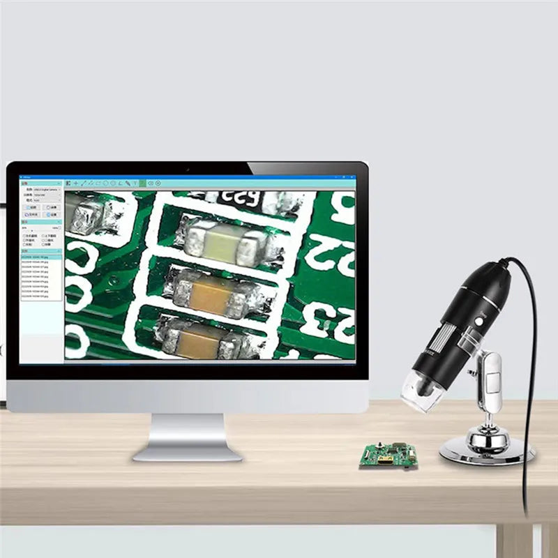 Digital Microscope Camera: 1600X 1000X 500X USB Type C Portable Electronic Microscope - Ideal for Soldering, Cell Phone Repair