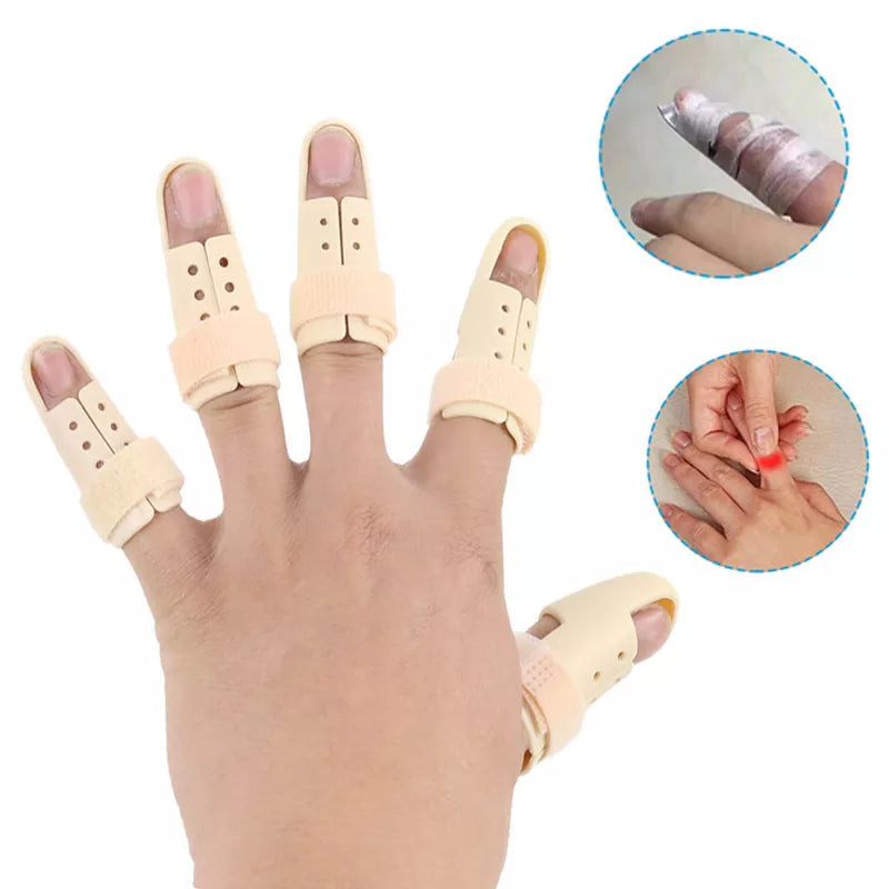 Adjustable Finger Splint Brace - Trigger Finger Support for Fractures, Arthritis, and Pain Relief - Hand Protector for Enhanced Comfort