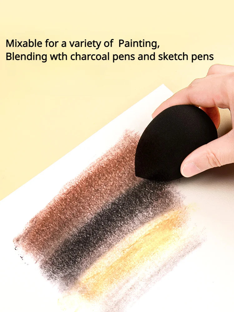 Professional Ultra Soft Drawing Set: Pastel, Graphite, and Charcoal - Blendable Colors for Sketching, Wet or Dry Application