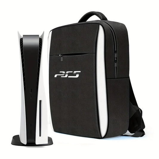 PS5 Travel Backpack - Protective Carrying Case with Storage for Console and Accessories, Compatible with Sony PlayStation 5