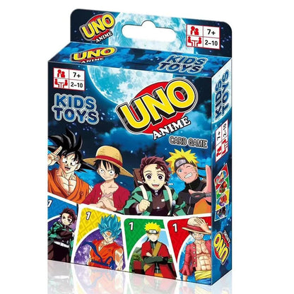 ONE FLIP! Board Game - UNO Cards with Harry, Naruto, Super Mario Themes, Christmas Card Table Game, Fun for Adults & Kids, Ideal Birthday Gift Toy