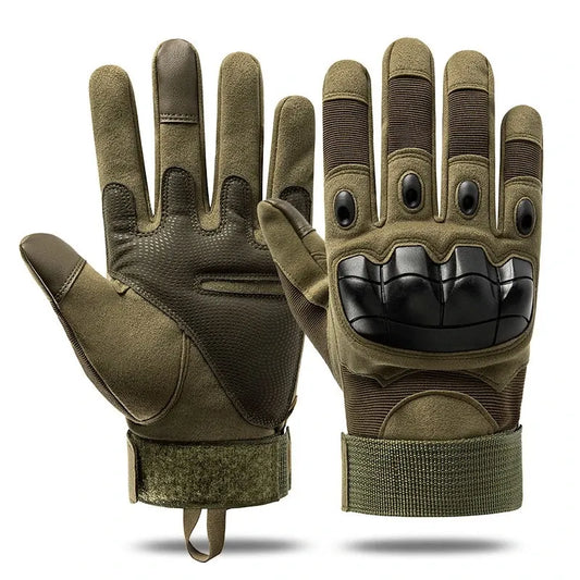 Tactical Military Gloves - Full Finger Shooting Gloves with Touch Design, Fitness Protection for Sports, Motorcycle, Hunting, Walking