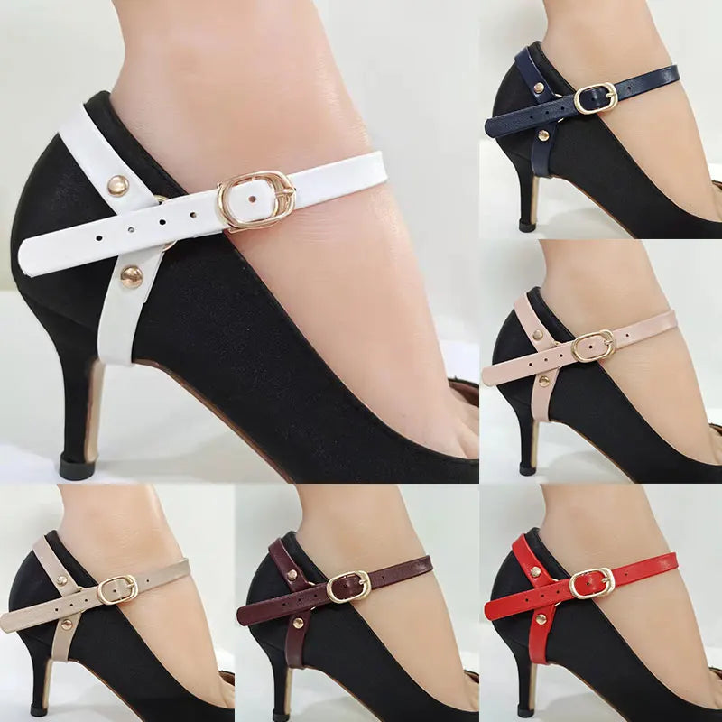 Adjustable Ankle Shoes Belt Bundle Shoelace - Anti-Skid Straps for Women's High Heels - Secure and Fashionable Shoe Accessories