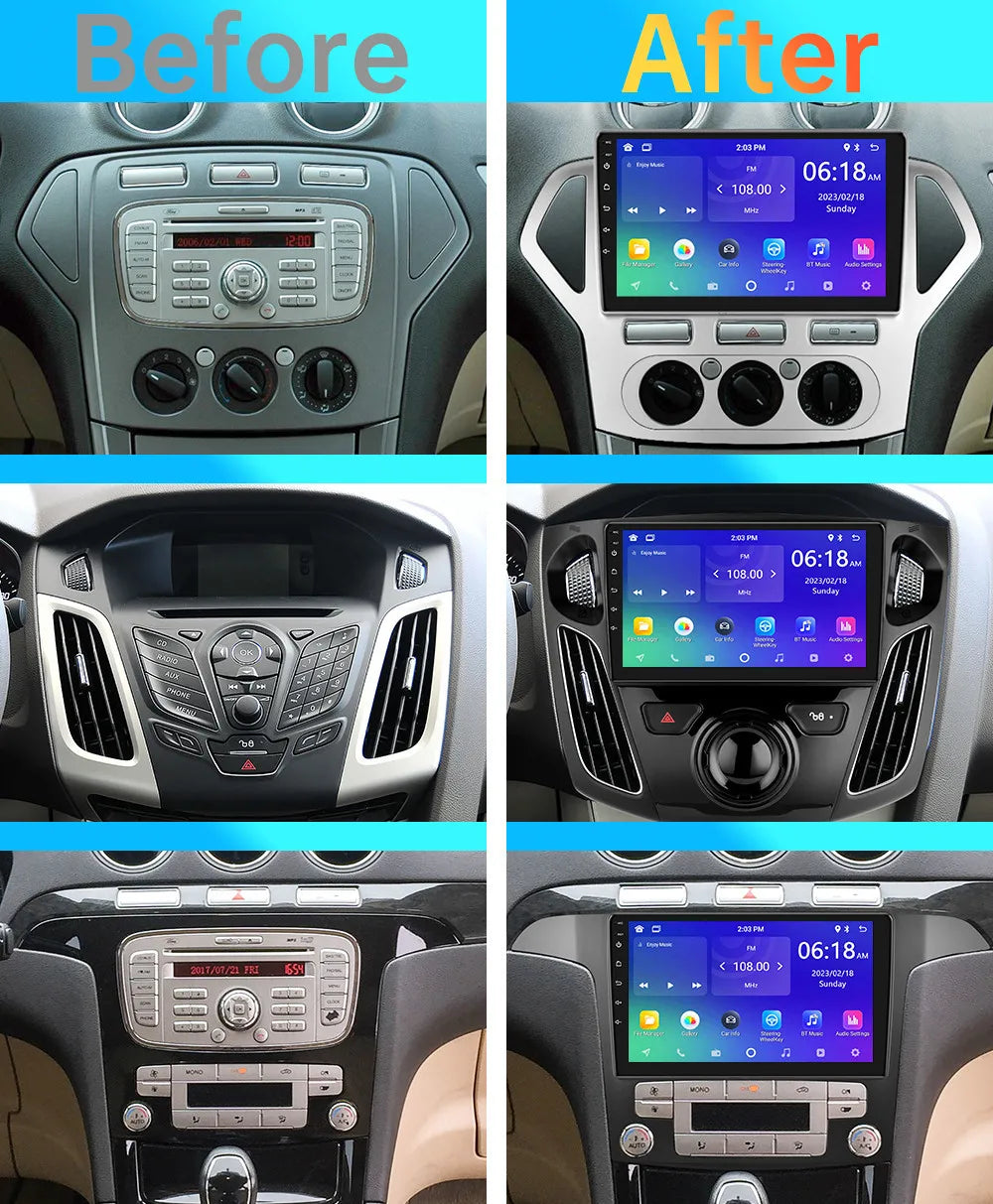 Android 11 Universal Car Radio - 7"/9"/10" 2 Din Multimedia Player with WIFI, GPS for Hyundai, Nissan, Toyota, Kia - 32GB