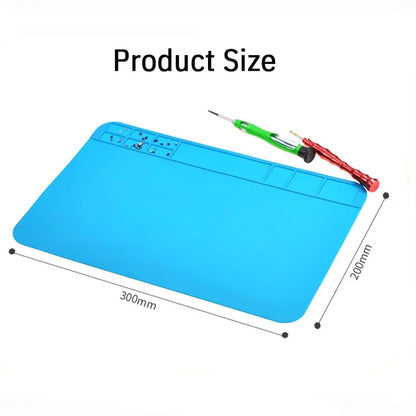 Silicone Waterproof Repair Pad: Multi-Component Placement & Heat Insulation for Motherboard Repair