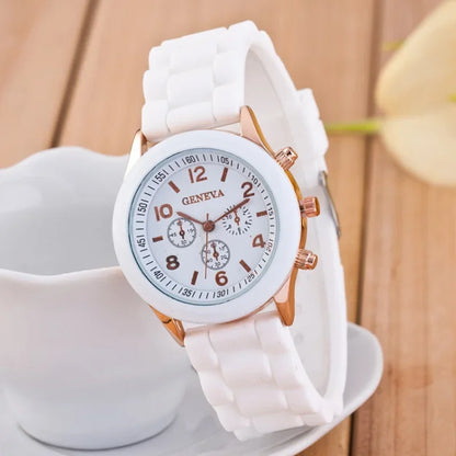 2023 New Fashion Luxury Women’s Watch – Quartz Wrist Watch with Silicone Strap, Brand Jewelry for Females – Relogio Feminino Zegarki