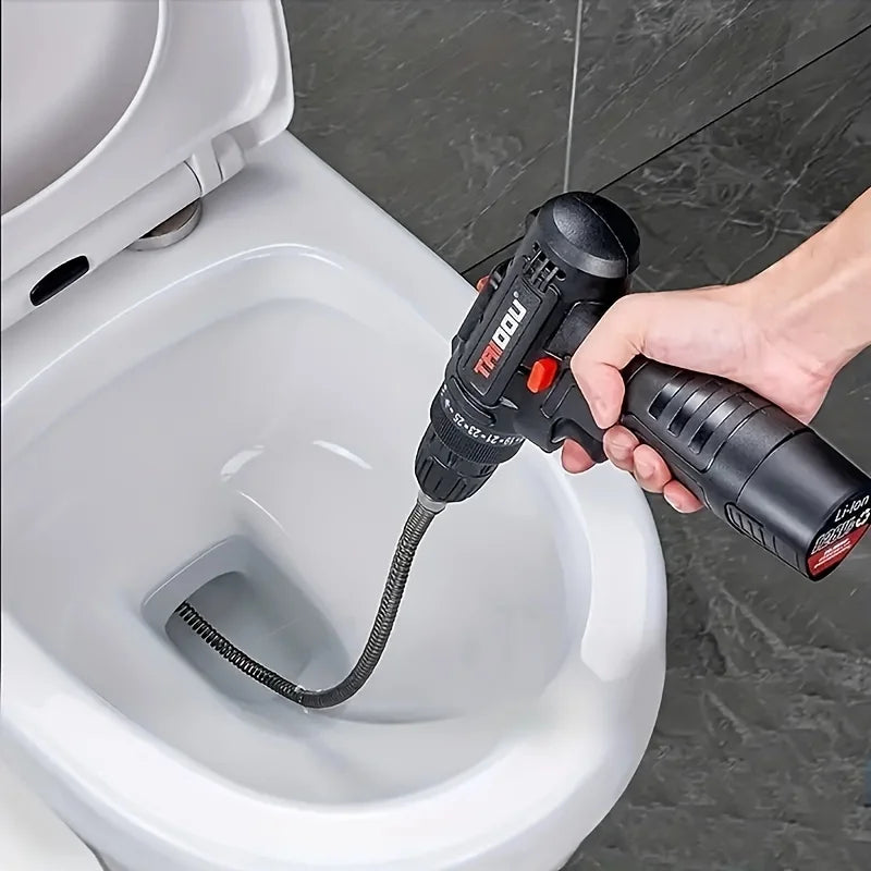 Electric Unblocking Machine Accessory – Pipe Unblocking Spring for Sewer, Toilet & Floor Drain Cleaning