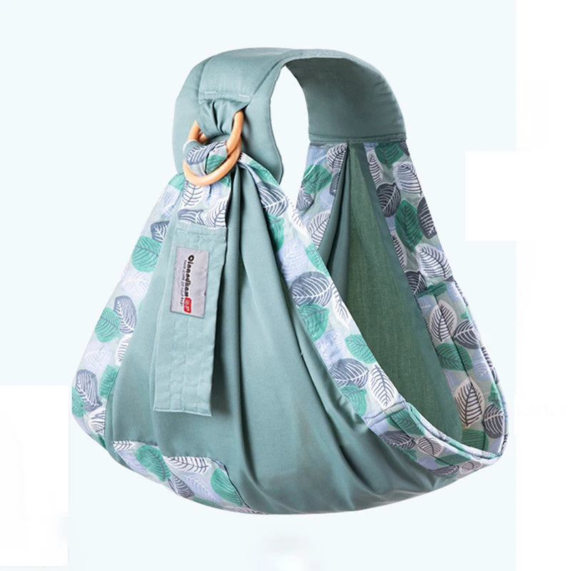 Baby Wrap Sling Carrier | Dual Use Infant Nursing Cover | Mesh Fabric Breastfeeding Carrier | Supports Up To 130 Lbs (0-36M)