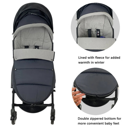 Universal Winter Baby Stroller Footmuff: Warm Sleep Sack Snowproof for Yoya YOYO2 - Ideal Sleeping Bag for Babies 6-36 Months