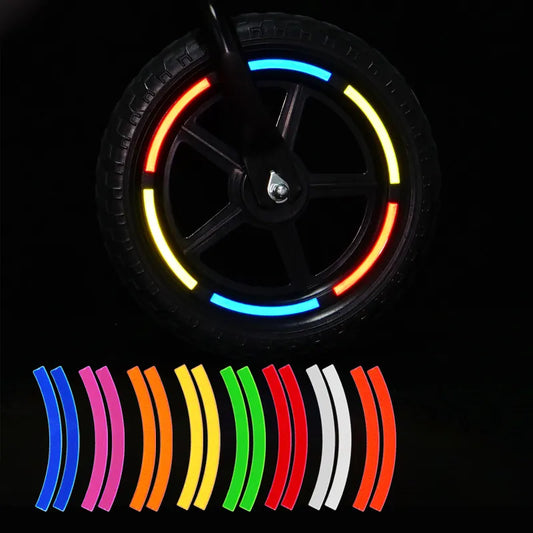 Reflective Tire Sticker: Safety Sticker for Kids Balance Bike - Enhance Visibility with Wheel Decal Bike Accessories