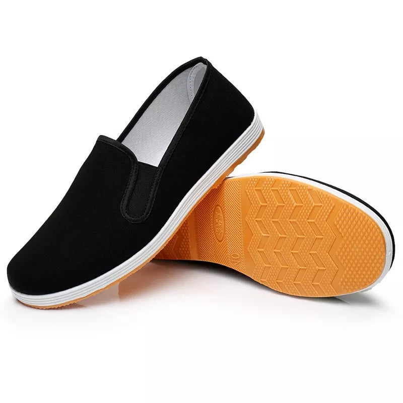 Traditional Chinese Kung Fu Shoes: Men's Cotton Tai-chi Sneakers - Martial Art Training Footwear, Breathable & Wearable