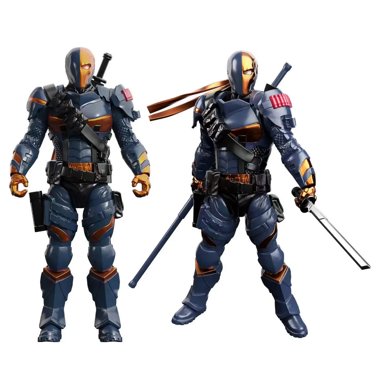 DC Originals Justice League Figure – Batman: Arkham Knight, Deathstroke, Red Hood Anime Figures Collection Models, Toys, Gift