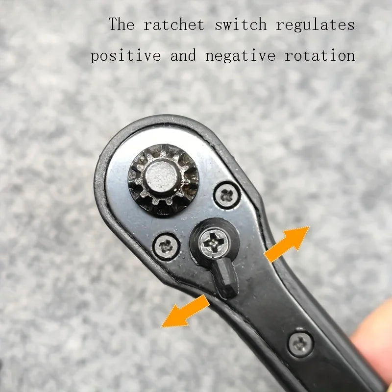 Electric Drill 2 in 1 Special Chuck Key Wrench - Labor-Saving Ratchet Quick Disassembly Three-Jaw Accessory for Handgun Drills