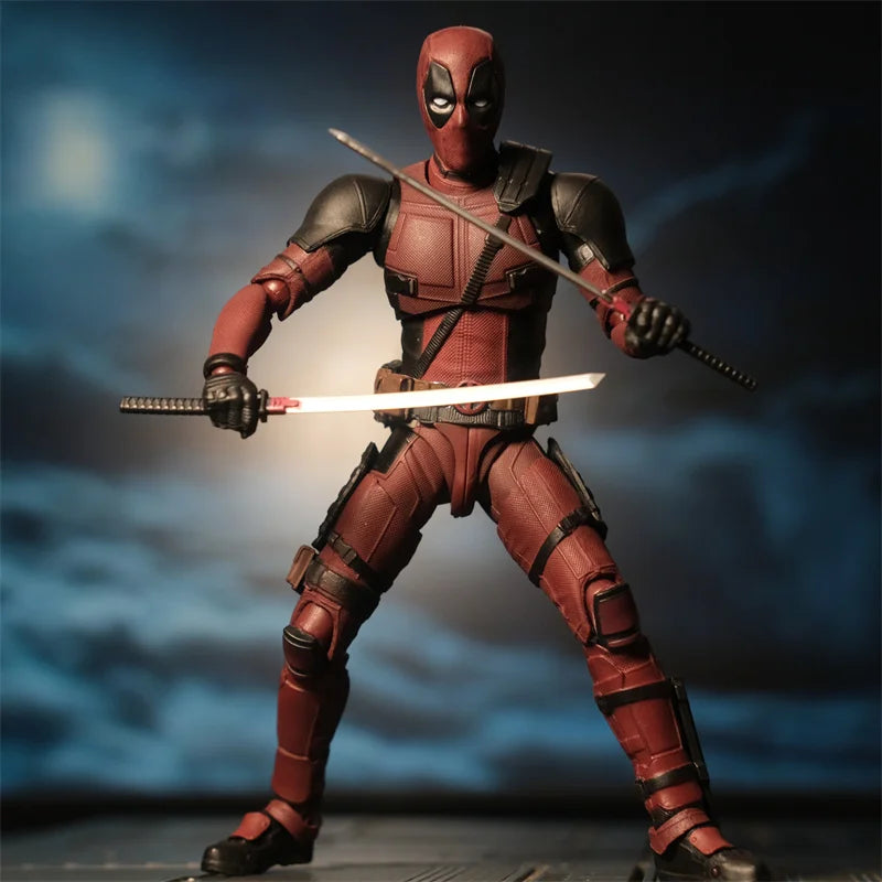 Deadpool and Wolverine Action Figures SHFiguarts - Joint Movable, New Mutants Model, Wilson Comics, Wade - Movie Toys for Kids Gift