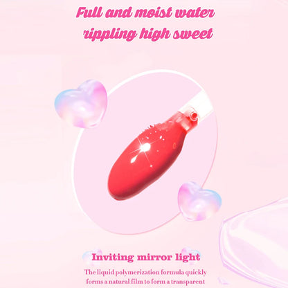 6 Pack Mirror Lip Gloss Set | Moisturizing and Waterproof Pudding Lip Gloss | Hydrating Glossy Makeup Cosmetics