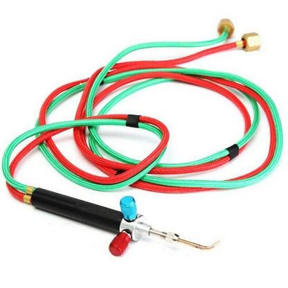 Mini Oxygen Torch Gas Melting Jewelry Kit | Stainless Steel Goldsmiths' Gadget | Soldering Acetylene Butane Burner