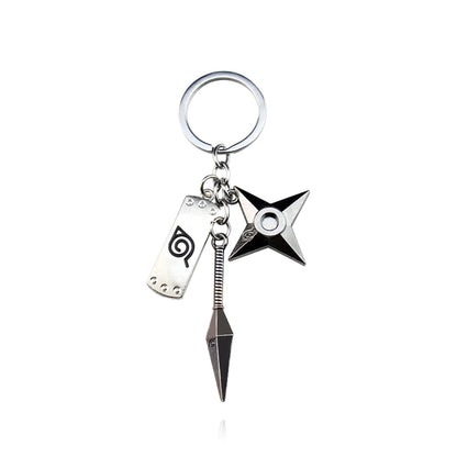 Anime Uchiha Itachi Sharingan Metal Keychain - Cartoon Key Ring Holder and Toy for Children, Ideal Gift