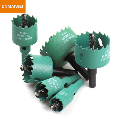 1 Pc 16-200mm Bimetal Wood Hole Saw Drill Bit - HSS Steel M42 Core Hole Saw for Downlight Plasterboard Opening