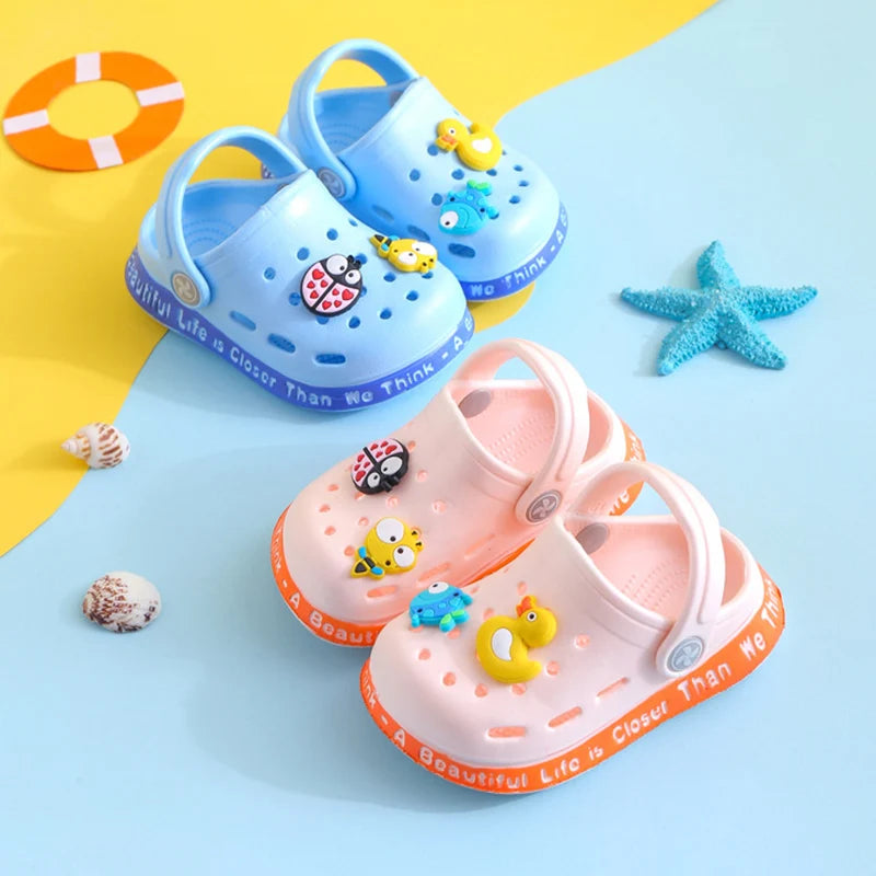 Summer Baby Sandals – Cartoon Mules for Girls and  Boys, Infant Garden Shoes, Children's Casual Footwear